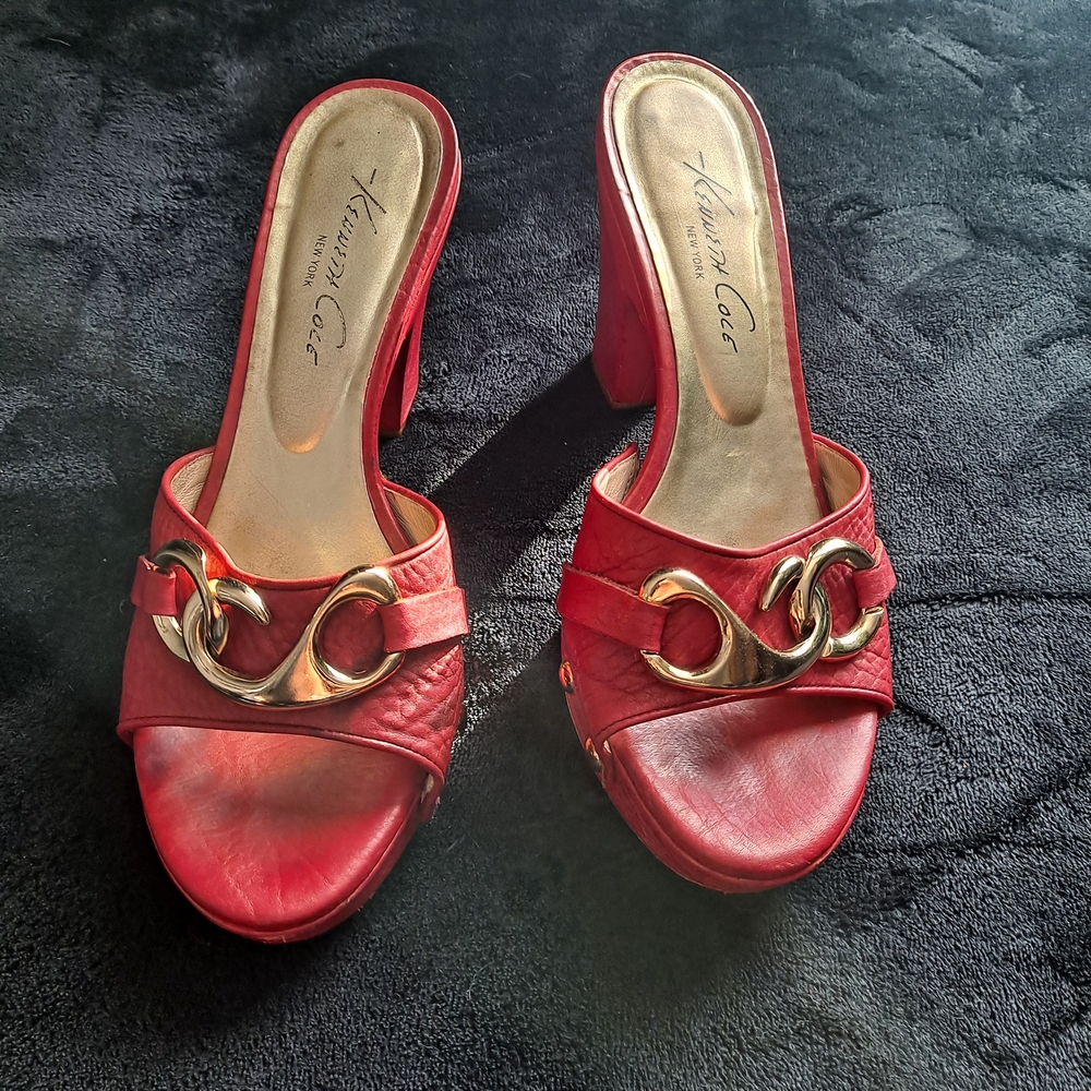 Kenneth Cole Red Women's Clogs